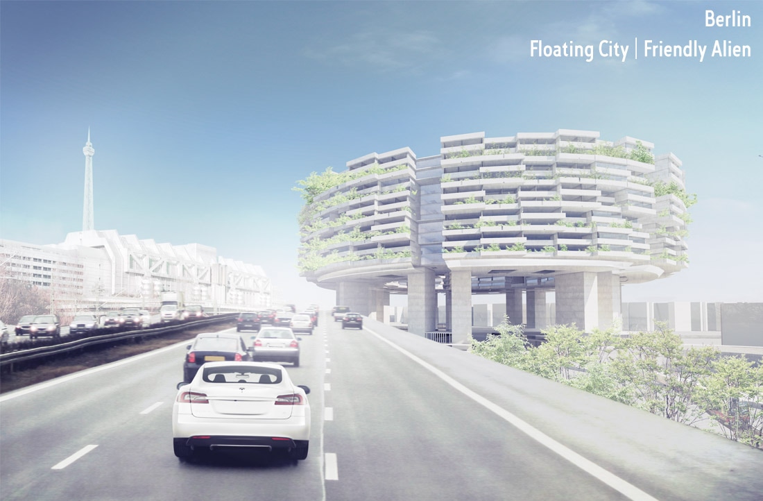 Floating City Friendly Alien